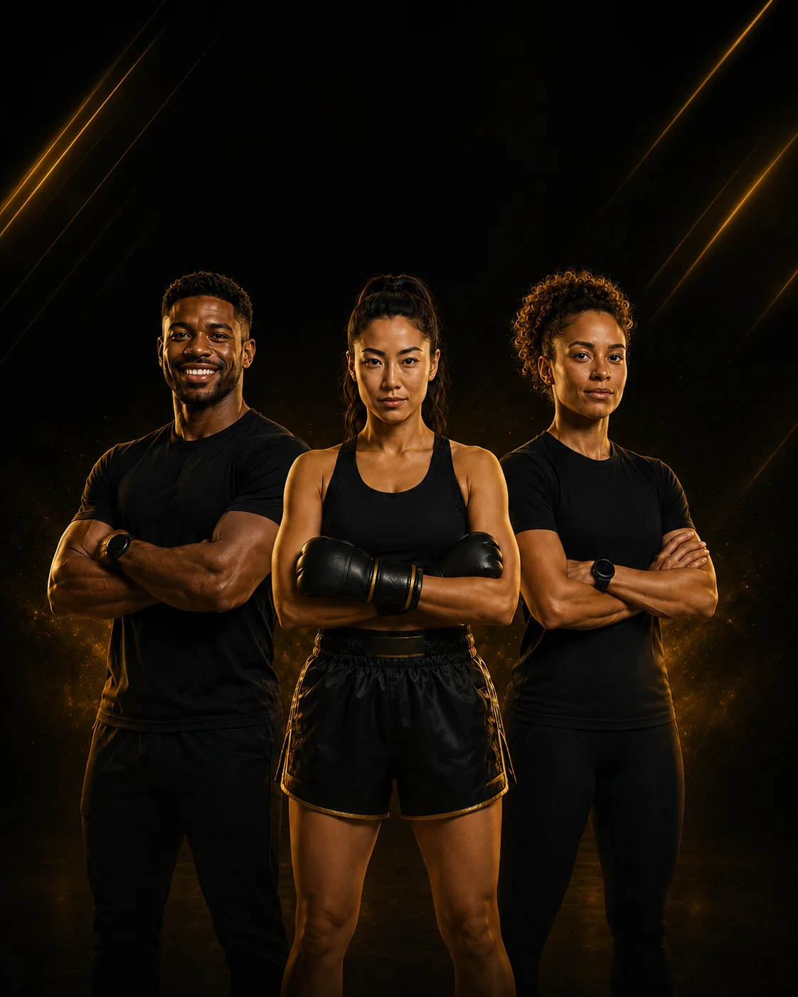 Personal trainer usando tablet para acompanhar uma aluna no SGX Personal